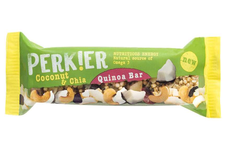 Coconut & Chia Quinoa Bar 35g (Perkier)