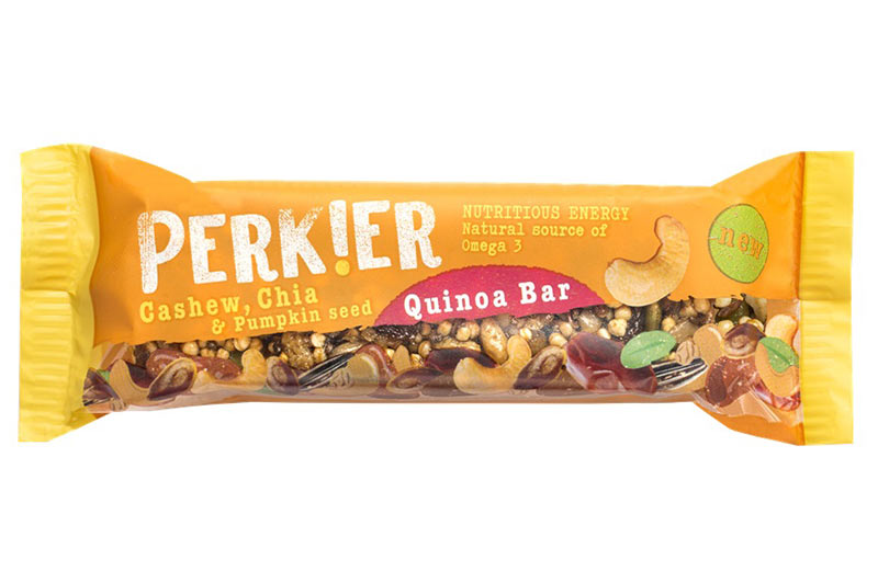 Cashew Chia & Pumpkin Seed Quinoa Bar 35g (Perkier)