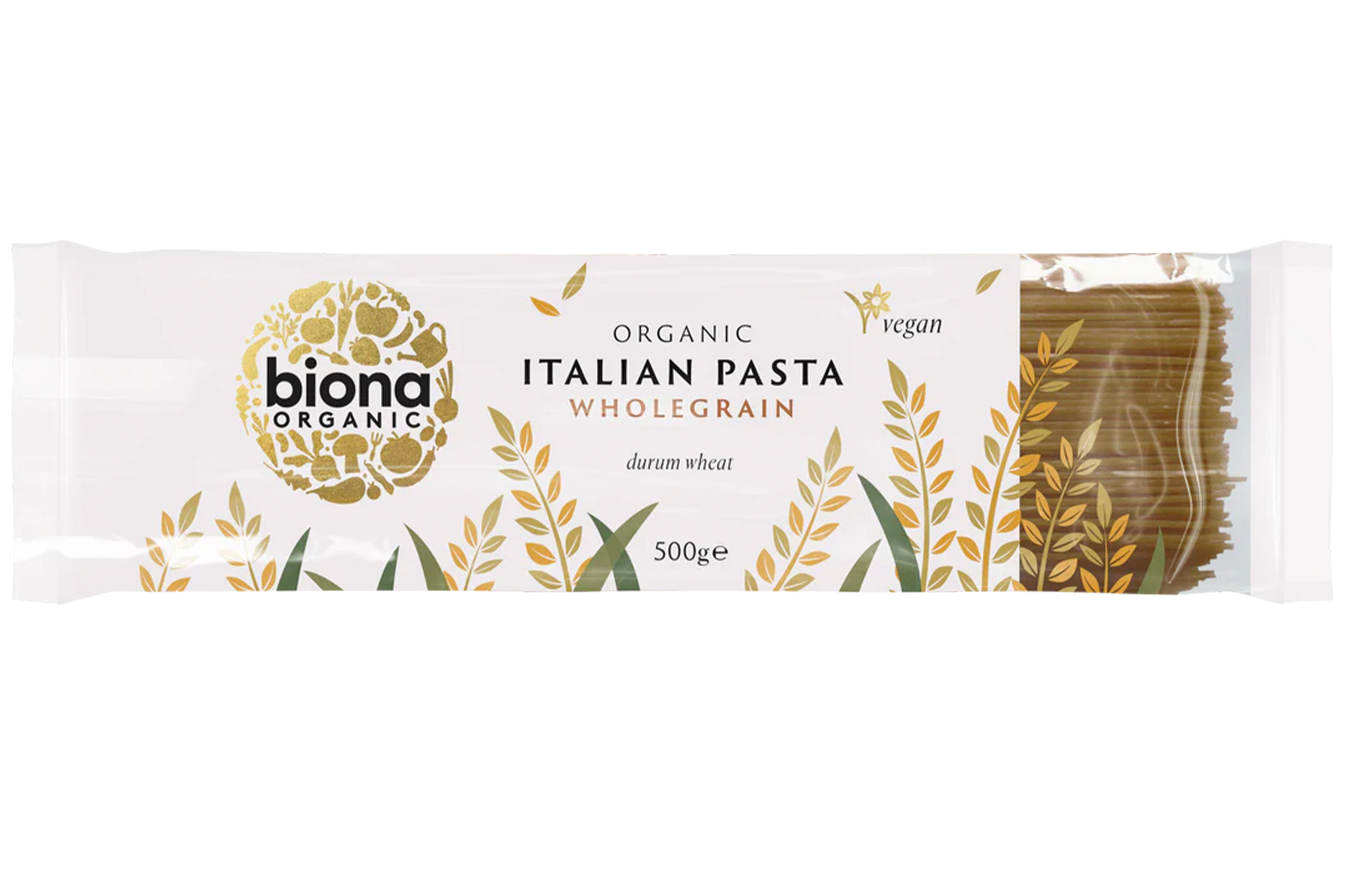 Wholegrain Wheat Spaghetti 500g,  - Bronze Extruded (Biona)