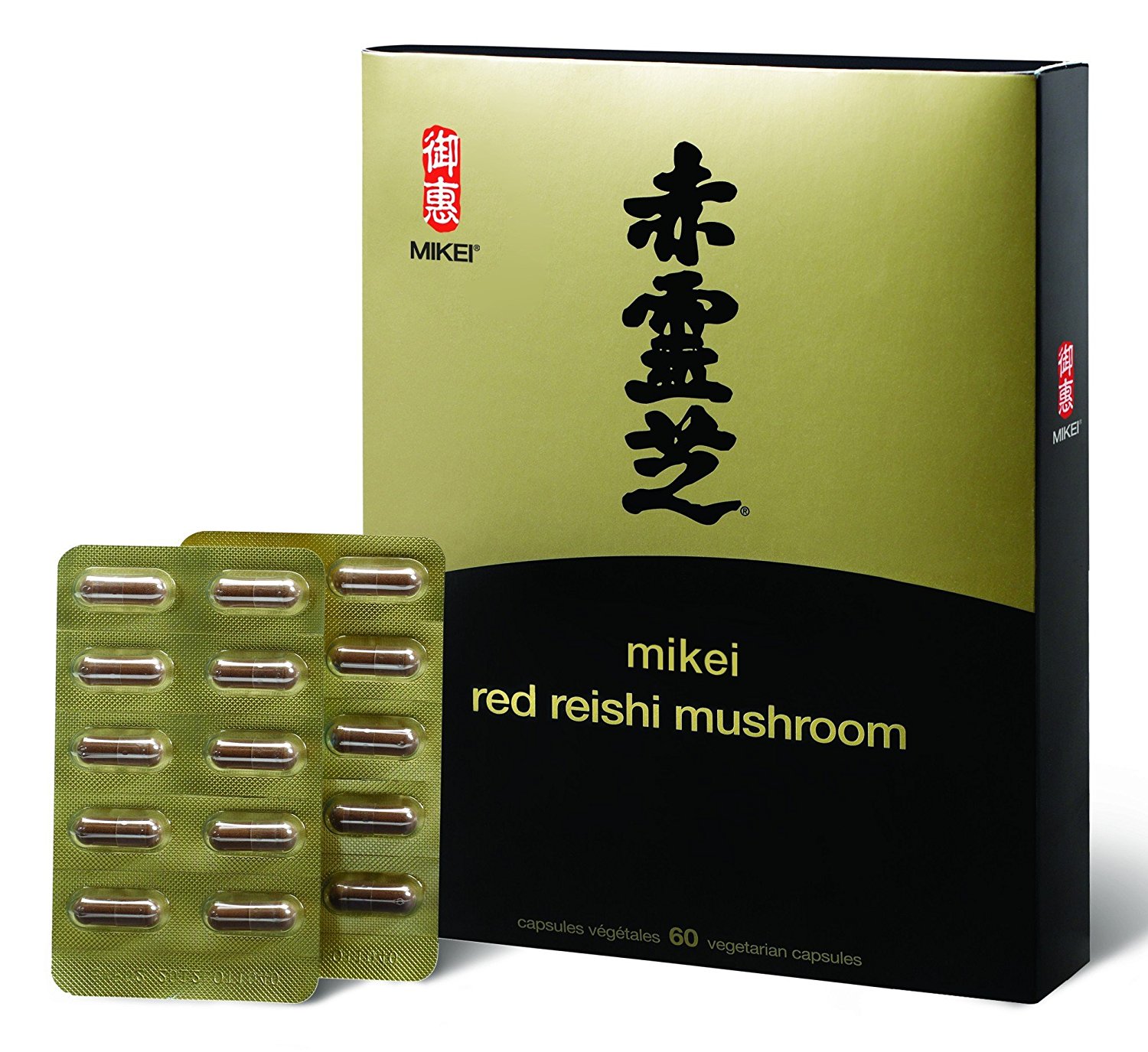 Red Reishi Essence Capsules, 30 Capsules (Mikei)