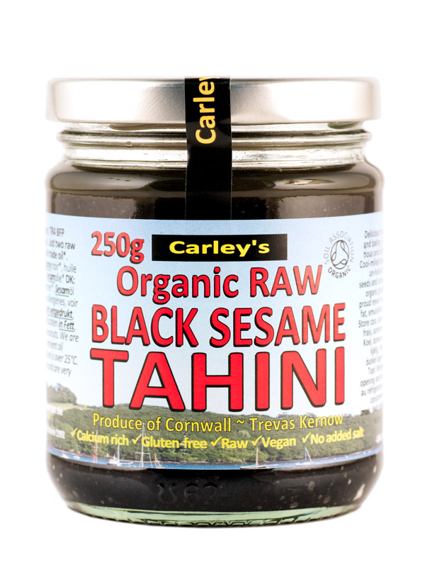 Black Sesame Tahini, Organic 250g Carley's
