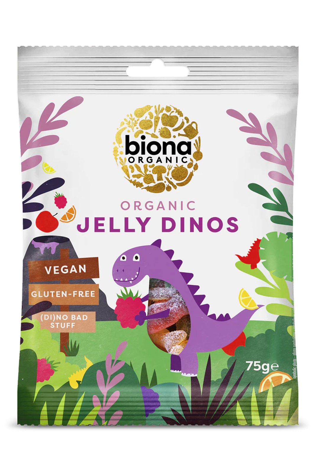 Jelly Dinos,  75g (Biona)