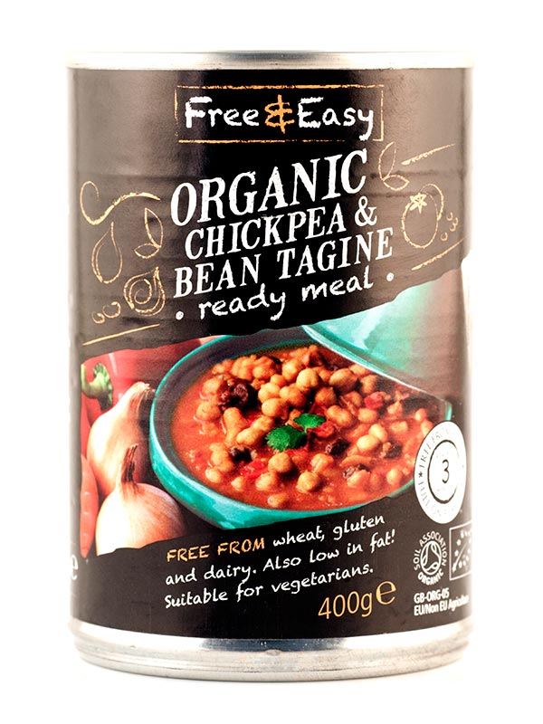 Chickpea & Bean Tagine,  400g (Free & Easy)