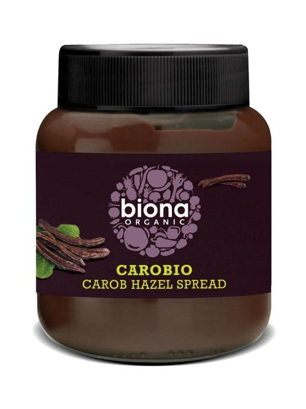 Carobio Carob and Hazel Spread,  350g (Biona)
