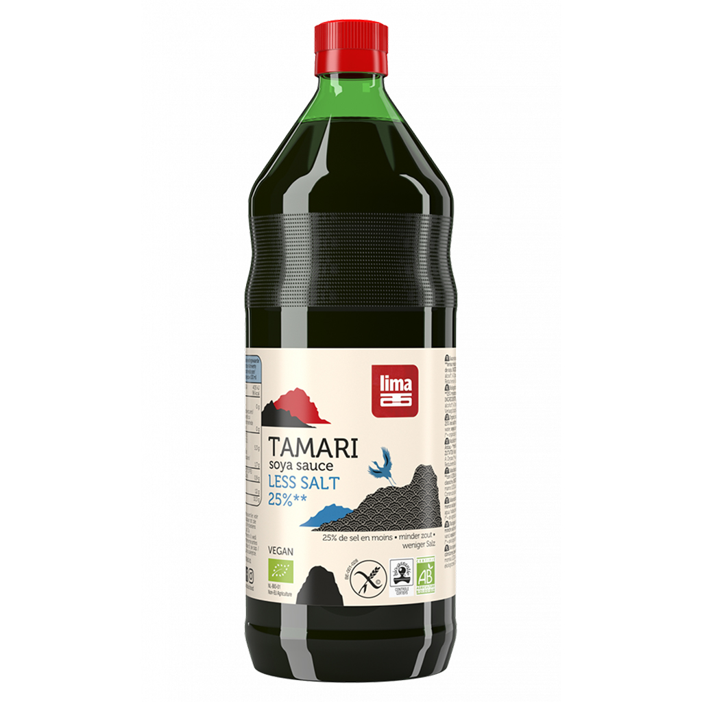 Less Salt Tamari Sauce,  250ml (Lima)