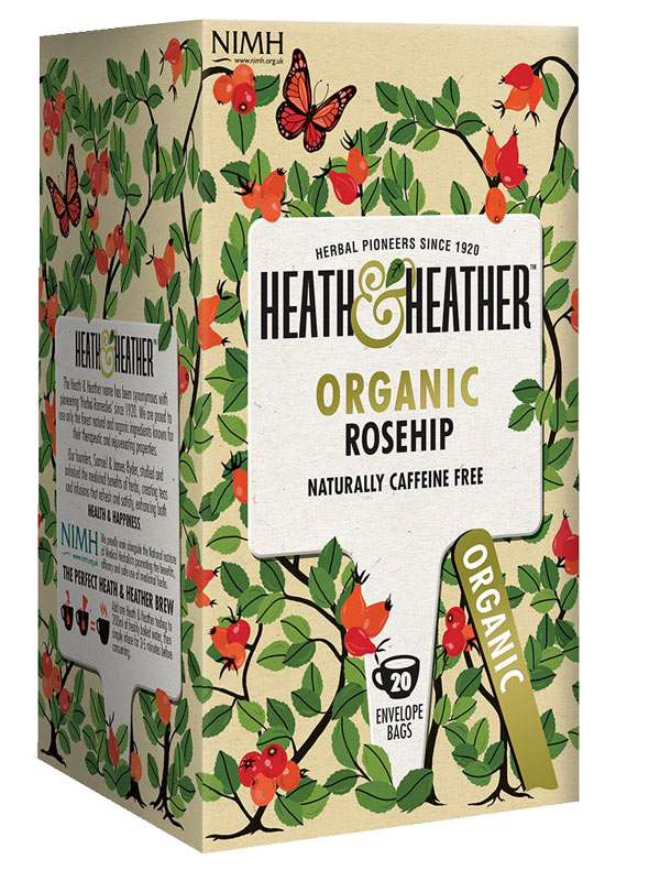 Rosehip & Hibiscus al Tea - 20 bags (Heath & Heather)