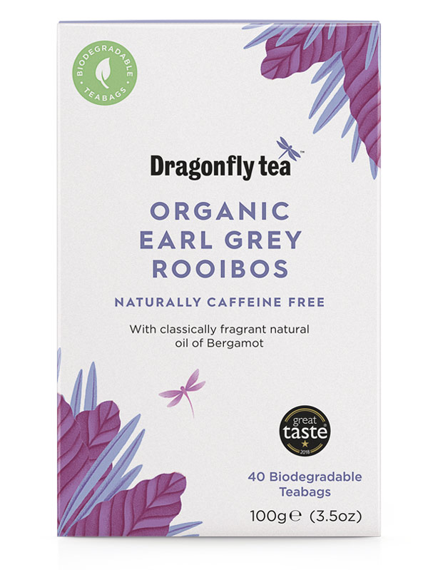 Rooibos Earl Grey Dragonfly Tea x40 Bags