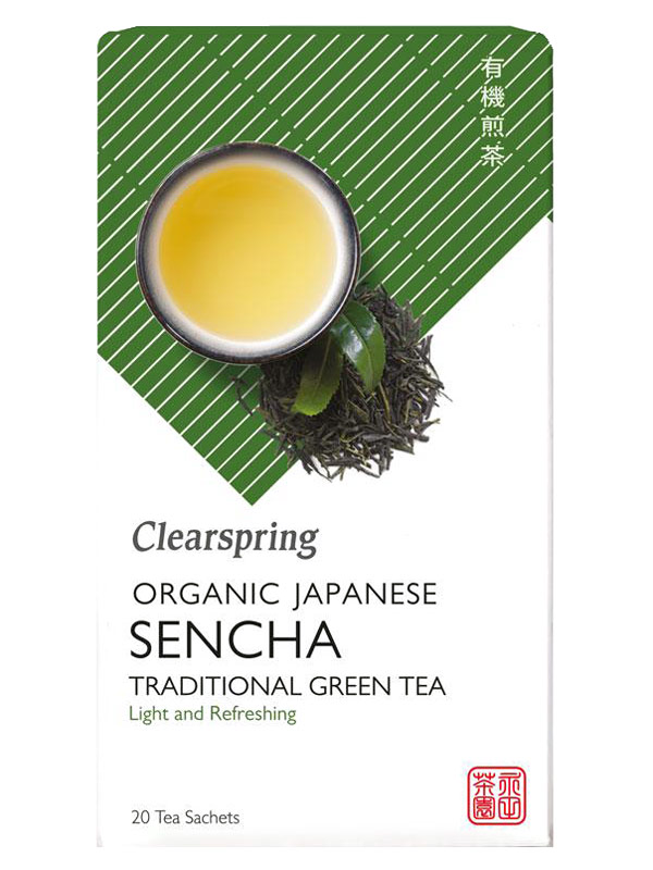 Clearspring  Sencha Japanese Green Tea 20x 2g bags