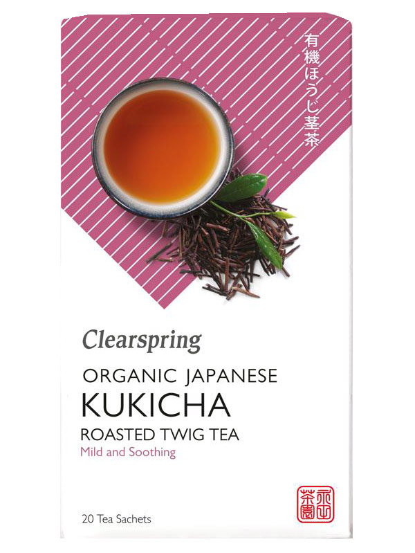 Clearspring Kukicha Japanese Roasted Twig Tea x20 bags