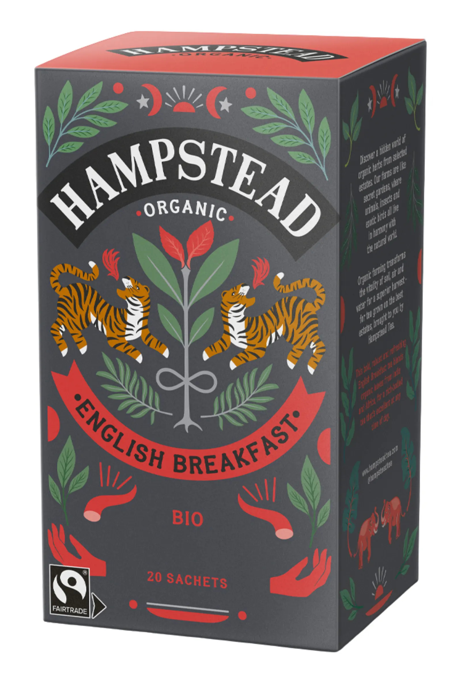 English Breakfast Tea, Organic 20 Bag (Hampstead Tea)