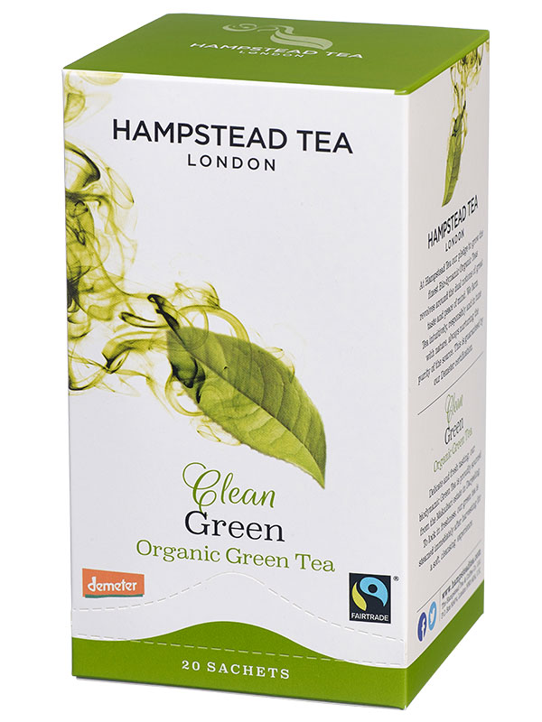 Green Tea, Organic 20 Bag (Hampstead Tea)