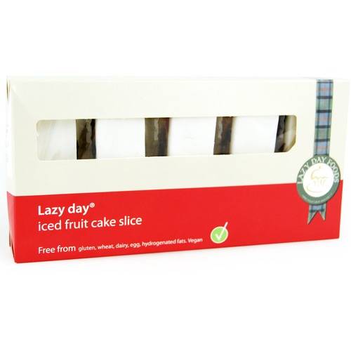 Gluten-free Iced Fruit Cake Slices 150g (The Lazy Day)