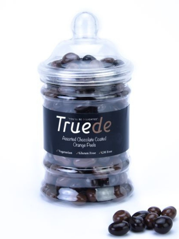 Assorted Chocolate Coated Orange Peels 310g (Truede)