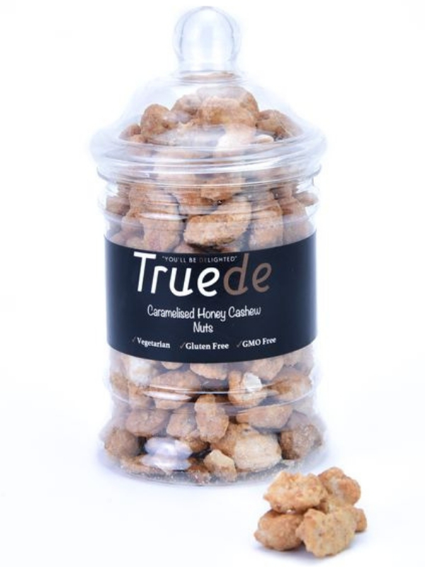 Caramelised Honey Cashew Nuts 225g (Truede)