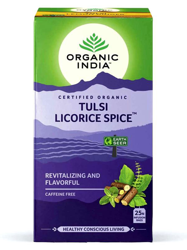 Tulsi Liquorice Spice Tea,  25 Bags ( India)