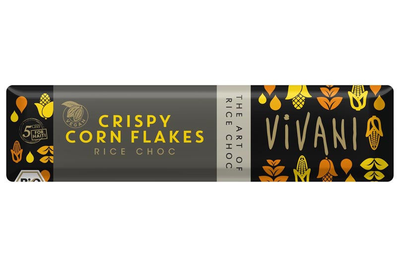 Cri Vegan Corn Flake Chocolate 35g,  (Vivani)