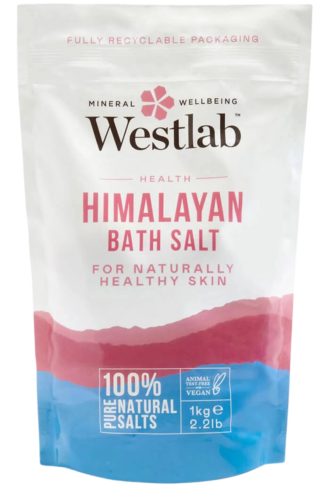 Himalayan Pink Bath Salt Coarse 1kg Westlab | Desertcart Guyana