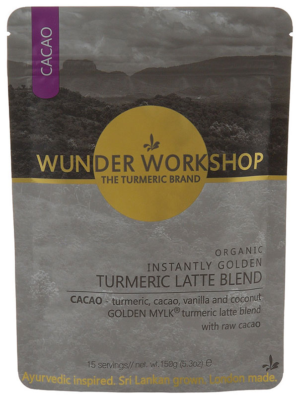 Cacao Instant Turmeric Latte Blend 150g,  (Wunder Workshop)