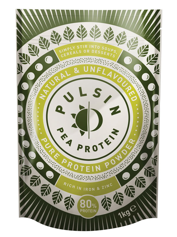 Pea Protein Isolate Powder Unsweetened 1000g (Pulsin)