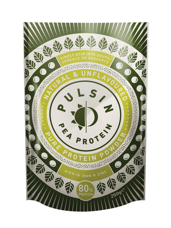 Pea Protein Isolate Powder Unsweetened 250g (Pulsin)