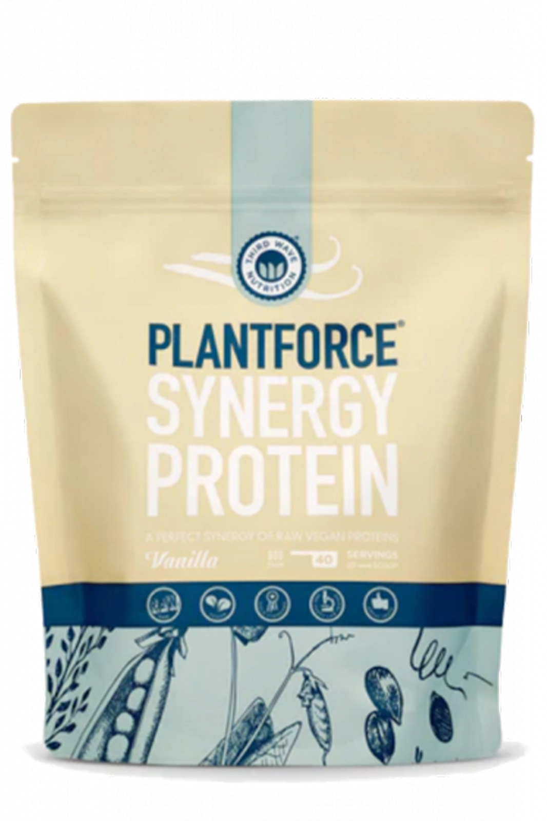 Synergy Protein Vanilla 800g (Plantforce)