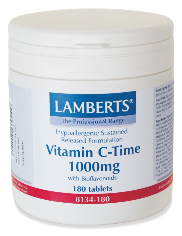 Lamberts Time Release  C With Bioflavonoids 1000mg - 180 s