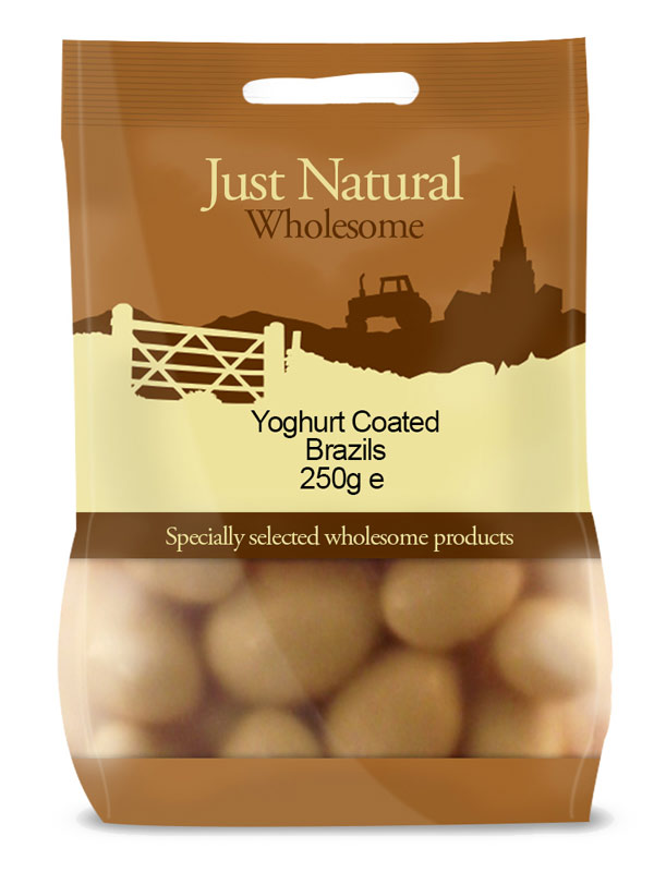 Yoghurt Coated Brazils 250g (Just Natural Wholesome)