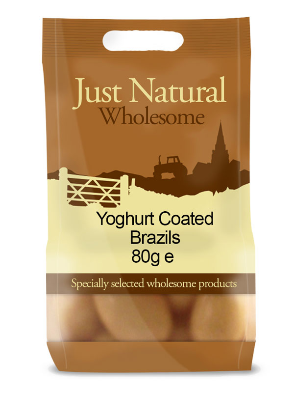 Yoghurt Coated Brazils 80g (Just Natural Wholesome)
