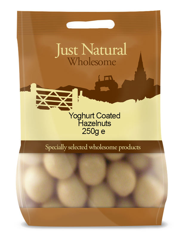 Yoghurt Coated Hazelnuts 250g (Just Natural Wholesome)
