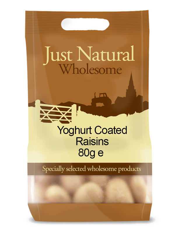 Yoghurt Coated Raisins 80g (Just Natural Wholesome)