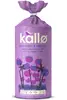 Blueberry & Vanilla Wholegrain Rice & Corn Cakes 131g (Kallo)