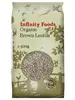 Organic Brown Lentils 500g (Infinity Foods)