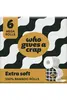 Extra Soft Toilet Tissue x 6 Mega Rolls (Who Gives A Crap)