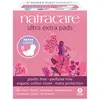 Ultra Extra Pads, Long x8 (Natracare)