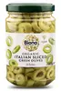 Organic Italian Sliced Green Olives in Brine 280g (Biona)