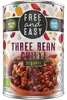 Organic Three Bean Chilli 400g (Free & Easy)