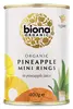 Organic Pineapple Rings 425g (Biona)