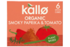 Organic Smoky Paprika & Tomato Stock Cubes 66g (Kallo)