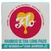 Organic Bamboo Ultra-Long Pads 10 (Here We Flo)