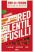 Gluten Free Red Lentil Fusilli, Organic 250g (Profusion)