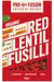 Organic Gluten Free Red Lentil Fusilli 250g (Profusion)