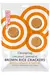 Organic Japanese Brown Rice Crackers Whole Sesame & Tamari 40g (Clearspring)