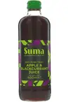 Apple and Blackcurrant Fruit Juice 400ml (Suma)
