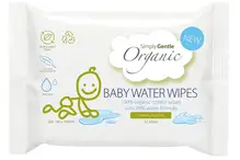 Organic Baby Water Wipes x 52 (Simply Gentle)