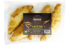 Butter Croissants, Organic 200g (Biona)