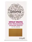 Organic Spelt Lasagne Sheets 250g (Biona)