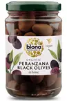 Organic Peranzana Black Olives in Brine 280g (Biona)