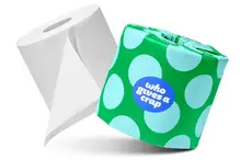 Classic Soft Double Length Toilet Roll - Single Roll (Who Gives A Crap)