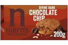 Dark Chocolate Chip Oat Biscuits 200g (Nairn's)