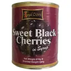 Dark Pitted Cherries 800g (Royal Crown)